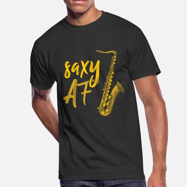 

saxy af саксофон смешной джазовый саксофонист подарка тенниска мужчины designs 100% хлопок s-3xl normal fit новая мода летний стиль семьи ру