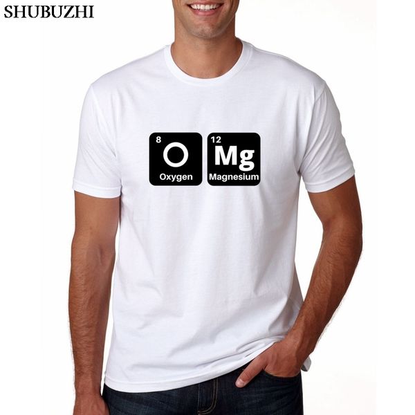 

funny design men t shirts omg short sleeve cool science chemistry t-shirt cotton men clothings high quality
