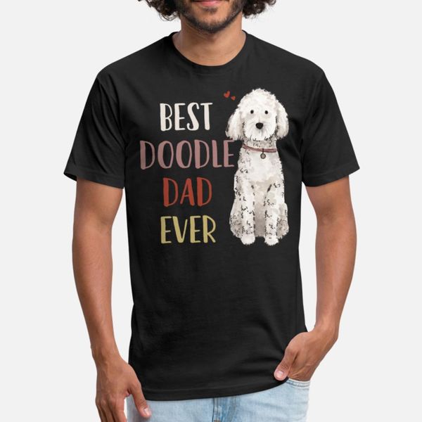 

vintage goldendoodle dad doodle dad t shirt men designing tee shirt euro size s-3xl gents sunlight breathable spring unique shirt