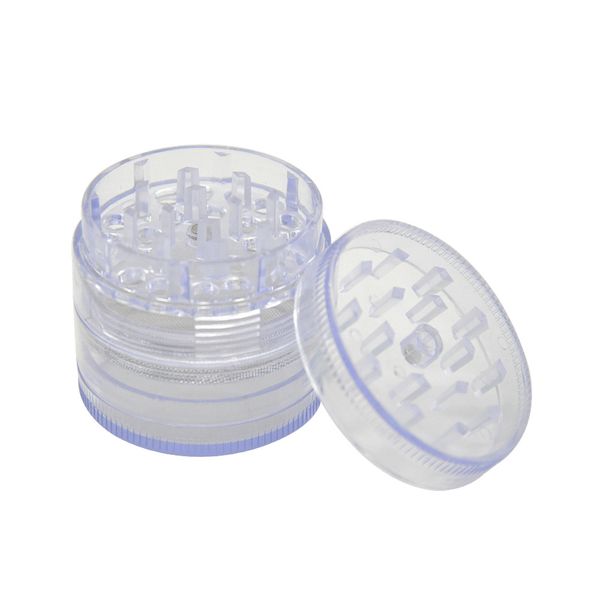 

Hot New herb grinder with 4layer 40MM Acrylic Plastic Smoking Herb Grinder For tobacco spice grinder Smoking Accessories Free shipping