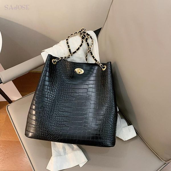 

composite tote lady girl women wild classic crocodile bag handbags casual flap famale handle vintage for women