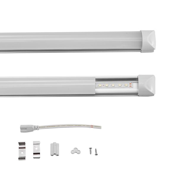 

led bulbs tubes 2ft led lights 9w warm white integrated t8 fluorescent light transparent and creamy white shade