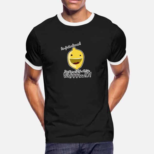 

lemon t shirt men designer tee shirt s-xxxl basic solid famous funny spring autumn unique shirt