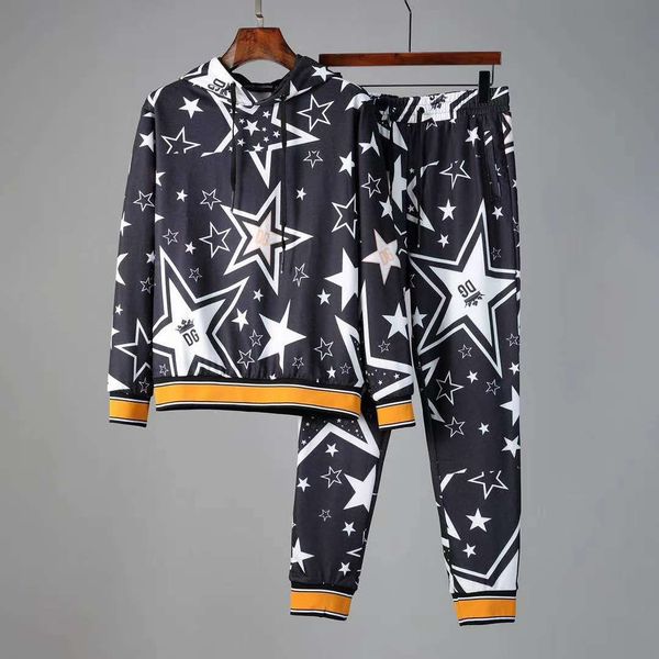 

fall 2020 new sports suit casual men and women the same suit color 4 size -3xl, Gray