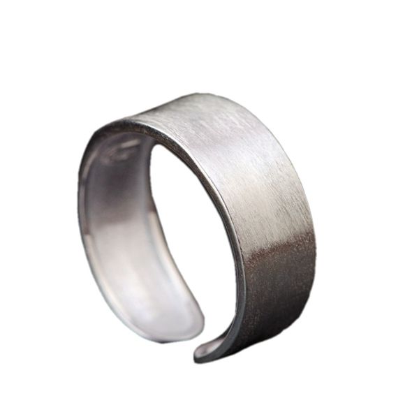 

s925 pure silver женщина кольцо простые моды новый продукт регулируемая матовый серебряное кольцо для женщин