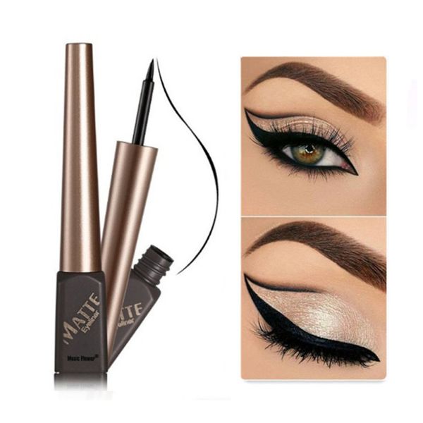 

2020 smudge-proof matte eyeliner liquid long-lasting waterproof quick drying liquid eyeliner easy to color