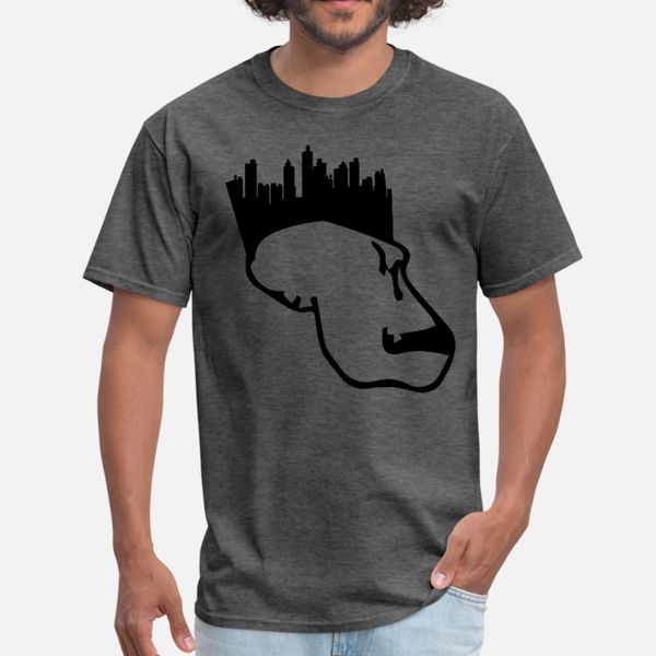 

рабочий класс тенниска мужчин печать 100% хлопок o шея джентльмены сумасшедшая весёлые летние письма рубашки