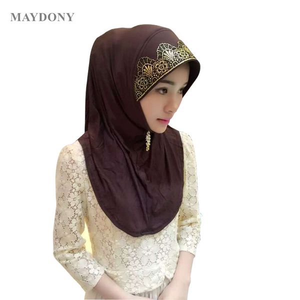 

tj ladies headband hijab islamic scarves bonnet shawls muslim scarf women hijab islamic high quality, Blue;gray