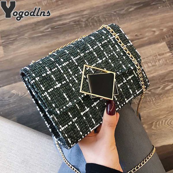 

mini shoulder bag luxury crossbody for women 2020 woolen designer chain small square messenger bag bolsa feminina shoulder purse