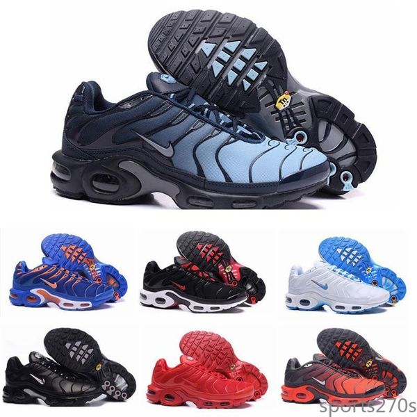 

2020 new mens mercurial plus tn ultra se black white orange running shoes women mentrainers sports sneakers size 36-46 d3