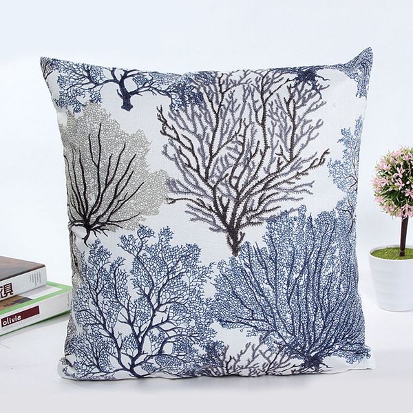 

printed pillow cover throw pillowcase office living room double sided home decor