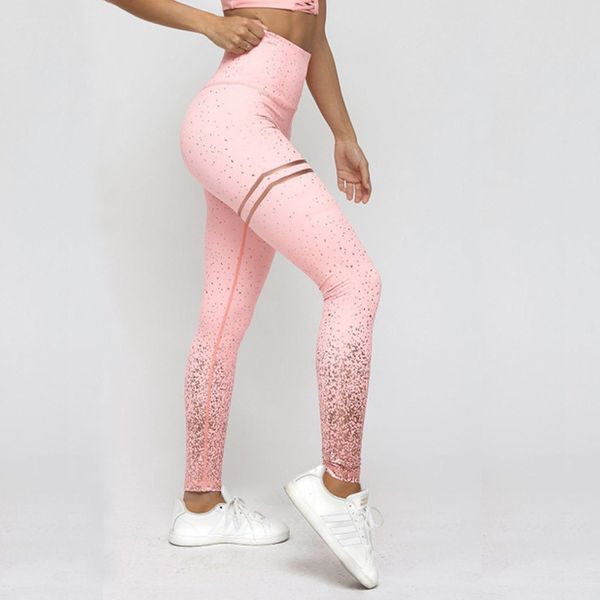 

yoga outfits printed pants women fitness leggings high waist slim sports clothing running stretchy gym tight trousers, White;red