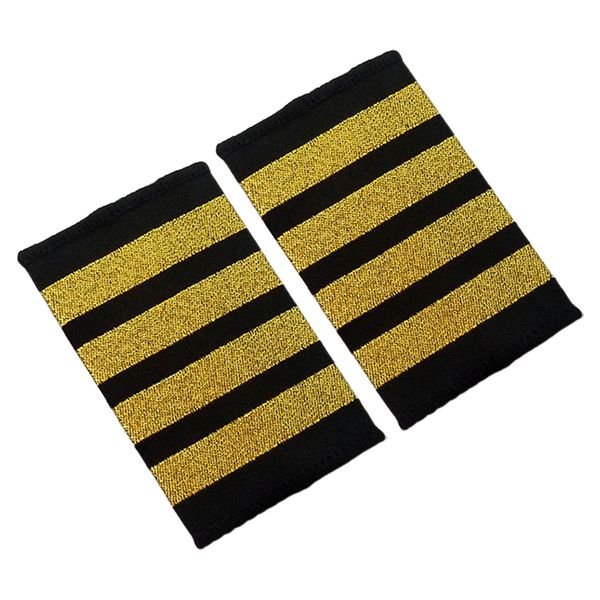 

1 pair pilots epaulettes clothing decor security professional uniform accessory