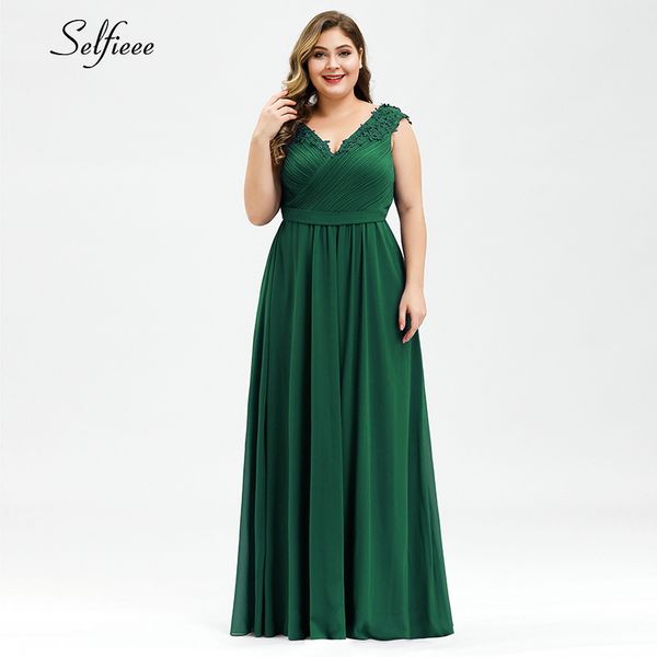 

women summer dress plus size elegant a line v neck off shoulder long chiffon appliques lace party dress 2020 vestidos robe femme, Black;gray