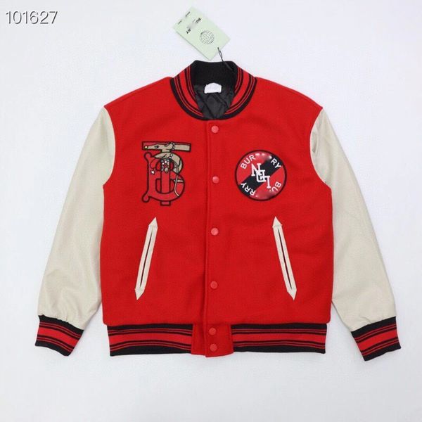 

selling men's new windbreaker designer luxury version of the united states flying coat sweatshirt long sleeve sports zipper jacket men, Black;brown