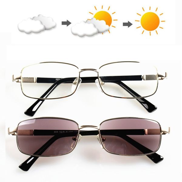 

cubojue reading glasses glass men pchromic male diopter eyeglasses frames chameleon anti reflection uv400, White;black