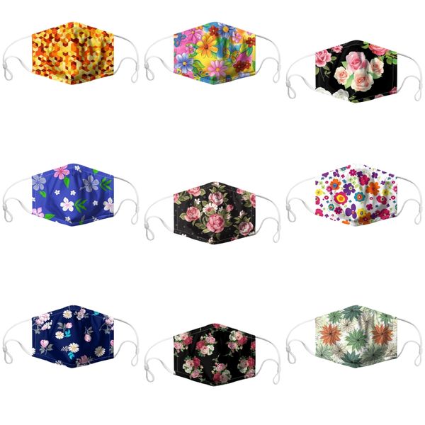 

new fashion printed face mask dustcan be washed masks#145, Black