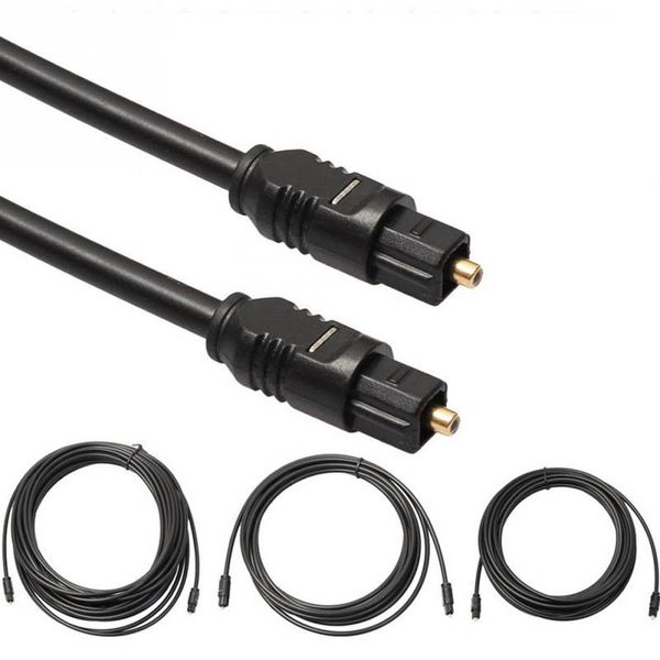 

digital optical audio cable toslink gold plated 1m 1.5m 2m 3 m 5m 10m spdif md dvd gold plated aux cable
