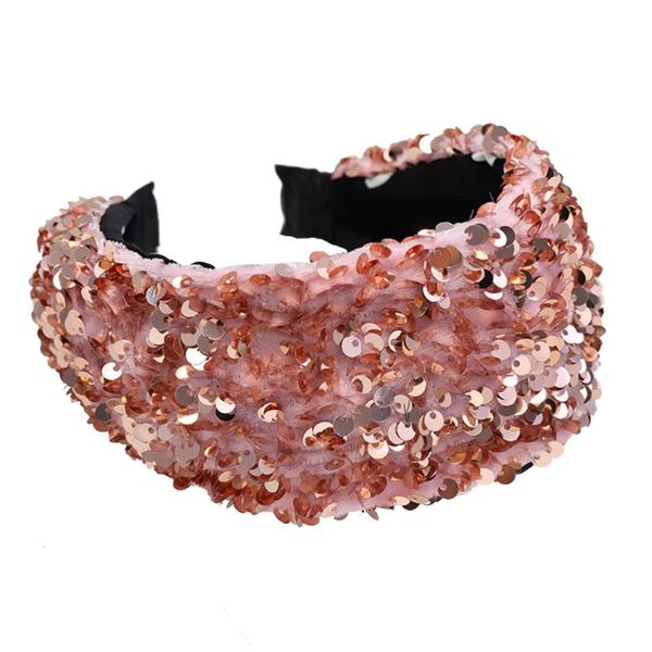 

hair accessories women casual wide shiny multipurpose home hairband simple portable cute gift headwear decorative party sequin padded