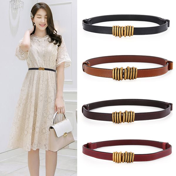 

designer belts for women genuine leather belt ceinture femme 2020 adjustable easy dress cummerbunds, Black;brown