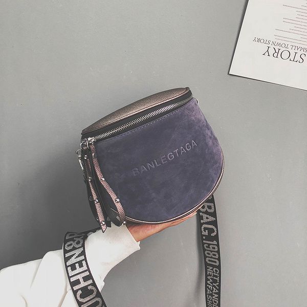 

crossbody bag for women 2020 messemger bags bucket bags pu leather fashion women's shoulder bag lady semicircle saddle