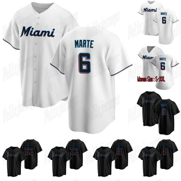

6 starling marte jonathan villar 2020 new corey dickerson miguel rojas brian anderson chad wallach brandon kintzler matt joyce jersey, Blue;black