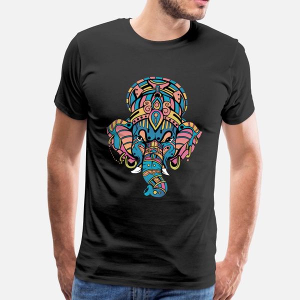

colorful ganesha t shirt men printed tee shirt euro size s-3xl standard anti-wrinkle comical spring pictures shirt