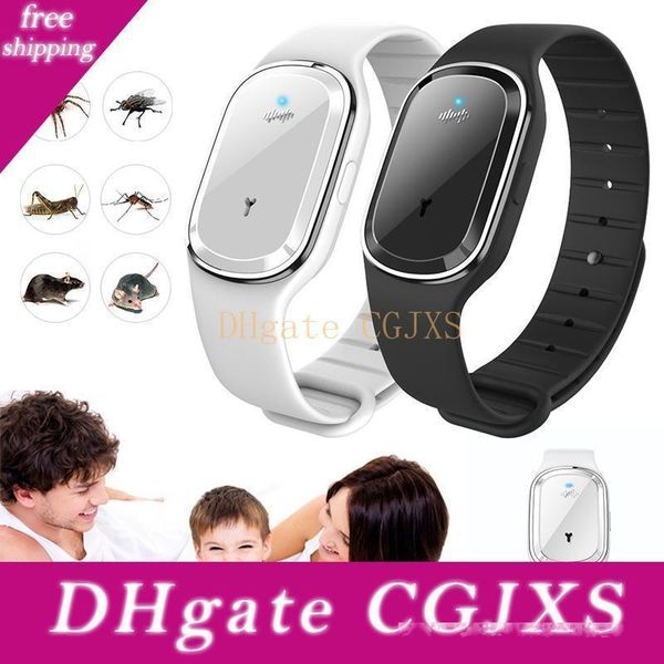 

ultrasonic mosquito repellent wristband pregnant kids anti mosquito killer pest repeller protection bracelet