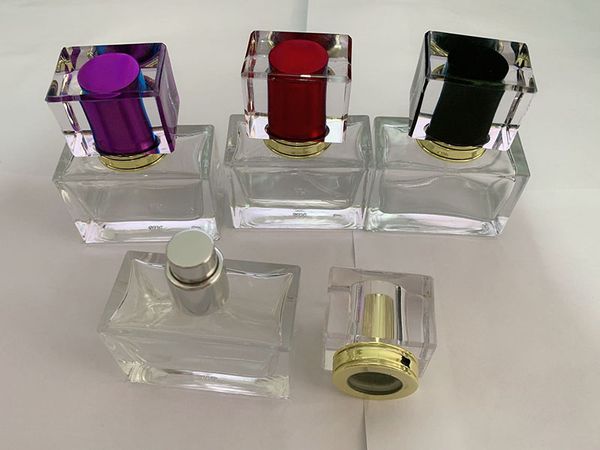 

30ml transparent square glass perfume spray bottle wholesale