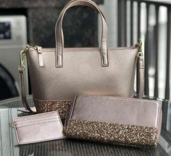 

brand designer new glitter purses patchwork shining shoulder crossbody shopping bags pu women handbag totes with shoulder strap handbags bag