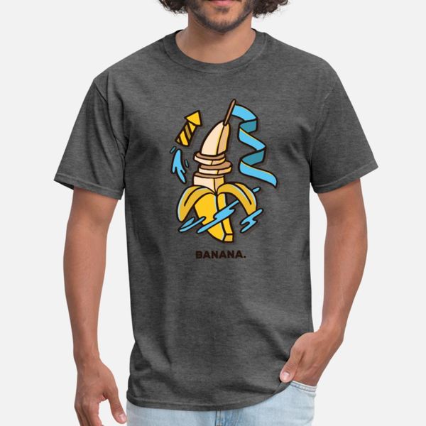 

banana t shirt men printed tee shirt o-neck gents gift building spring autumn slim shirt