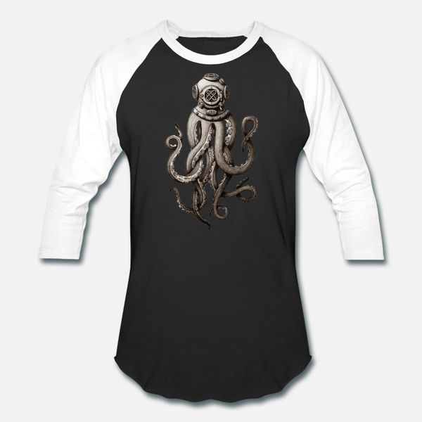 

retro fashion scuba diver weird killer ocs t shirt men custom tee shirt o-neck leisure fit new style spring autumn letter shirt