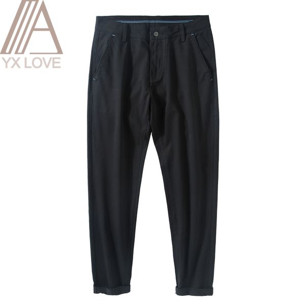

2020 new fashion pants man 28-48 large size full length harem trousers loose comfortable classic smart casual daily clothes, Black