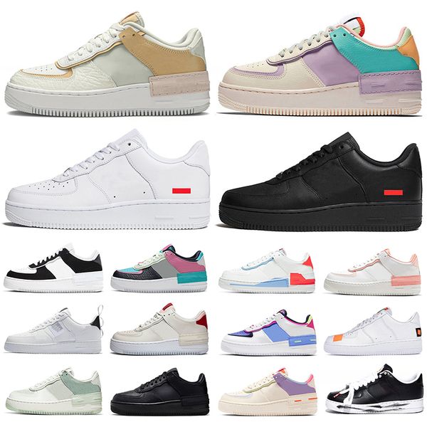 

2020 platform men women casual shoes shadow skateboard skate shoes classic triple white black tropical twist mens trainer sports sneakers