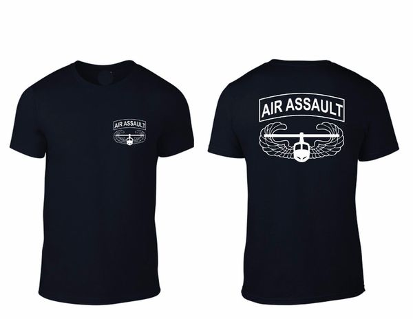 

brand t-shirt men 2019 fashion harajuku funny men tee shirts air assault bange emblem air assault t shirt