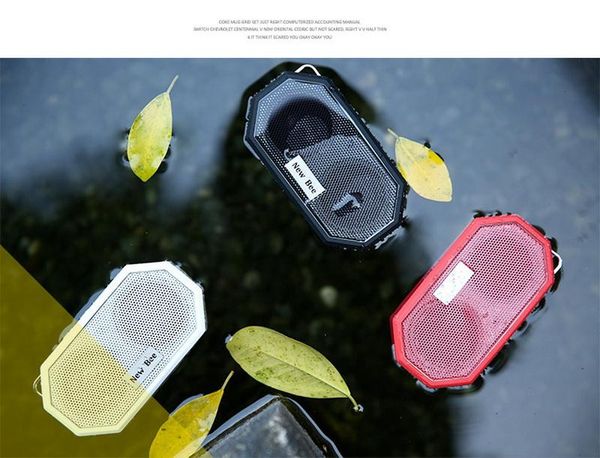 

50pcs waterproof outdoor wireless bluetooth speaker mini subwoofer shower portable speakers hands-mic for phone