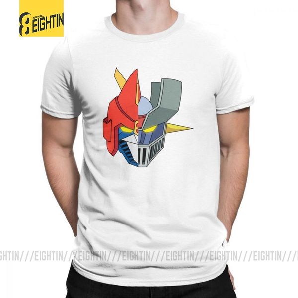 

voltes v mazinger z t shirts short sleeved o neck purified cotton male tee shirts 2018 fashion t-shirt printing large size comic