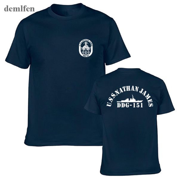 

mens t-shirts uss nathan james ddg 151 the last ship t shirts short sleeve cotton tshirt cool tees
