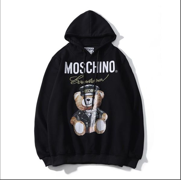 

2020 2020 men's and women's hoodies designer printing long sleeve hoodie style hoodies fashion couple asian size wholesale, Black