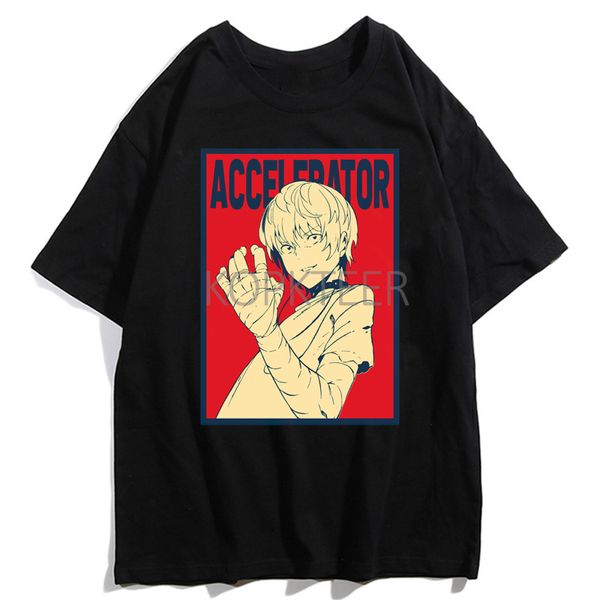 

toaru majutsu no index men tshirts list of forbidden books accelerator harajuku funny tees women men print ulzzang tshirts