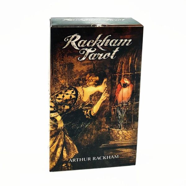 

english 78pcs card fate rackham table tarot cards version game guidance tarot funny tarot divination deck oracle board games ifcyw