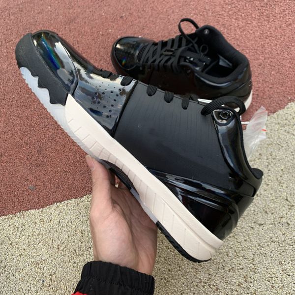 

4 protro undefeated black mamba cq3869 001 with black white black schoenen size 3946 mens basketball shoes, White;red