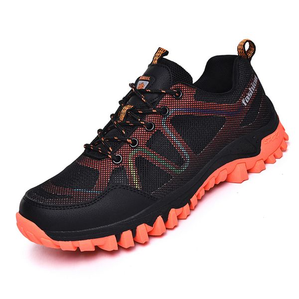

2020 outdoor casual breathable lightweight air mesh women shoes for men sport stylish male sneakers trainers couple, Black