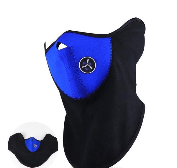 

cycling sport winter neoprene bicycle mask mask face neck warm bike cs cap ride outdoor motorcycle ski mask snowboard half veil k697 yvscn