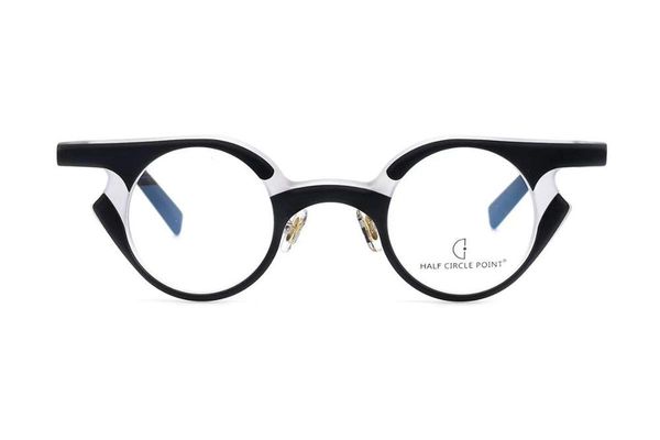 

cat eye brown acetate eye glass 2020 eyewear frame, Black