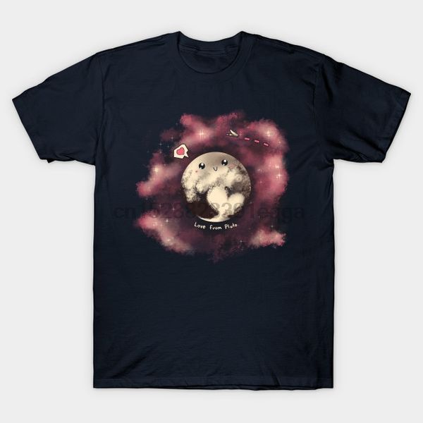 

мужчины с коротким рукавом футболки любовь с плутоном. nerd футболка женская футболка