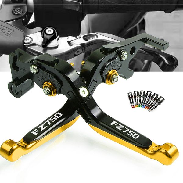 

motorcycle accessories aluminum brake clutch levers adjustable folding extendable for fz400 r fz600 fz750 z700 genesis fz