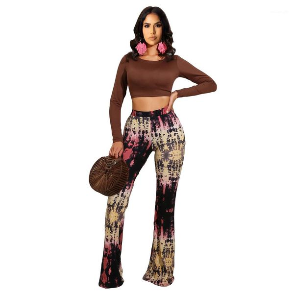 

leggings fashion female clothing 2020 womens designer flare pants summer elastic waist casual print skinny joggers, Black;white