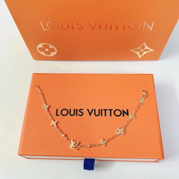 

small imbue diamond bracelet 18k gold chain fashion simple ladies link chain bracelets women charm jewelry with box, Black
