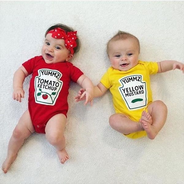 

summer baby rompers cute baby boys girls clothes short sleeved red yellow baby bodysuit one piece jumpsuit ds9, Blue